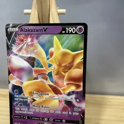 Alakazam V SWSH083 Sword & Shield Black Star Promo Holo Pokemon Card NM - Image 3