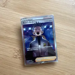 Pokemon Card Boss's Orders Cyrus SWSH251 Black Star Promo Holo SEALED - Image 1