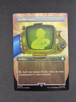 Arcane Signet (Borderless) Universes Beyond: Fallout Foil - Image 1