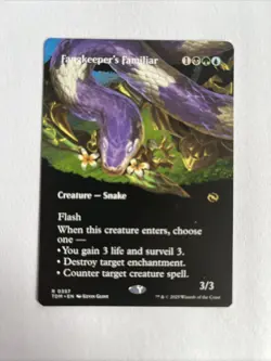 FANGKEEPER'S FAMILIAR Magic MTG Tarkir: Dragonstorm Borderless - Image 1