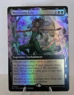 Mornsong Aria (Extended Art) MTG Lorwyn Eclipsed Foil - Image 1