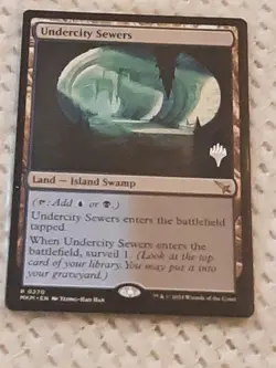 Murders at Karlov Manor Promo Pack Undercity Sewers Non Foil MTG NP Never Play - Image 1