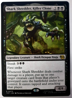 Shark Shredder, Killer Clone - Rare - MTG Teenage Mutant Ninja Turtles - 0073 NM - Image 1