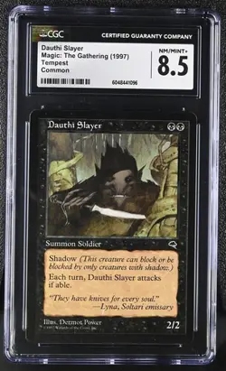 MTG Magic The Gathering Dauthi Slayer 1997 Tempest CGC 8.5 - Image 1