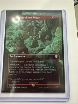 Gimli's Reckless Might (Borderless) Commander: the Lord of the Rings: Tales... - Image 1