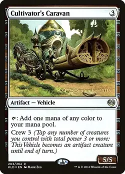 Cultivator's Caravan [Kaladesh Prerelease Promos] Foil Near Mint - Image 1