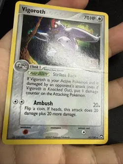 Pokemon Vigoroth 41/108 EX Power Keepers Reverse Holo Stamped - Image 3