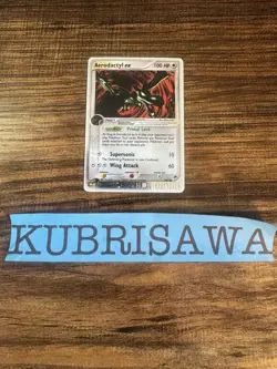 Pokemon TCG Aerodactyl EX Ultra Rare Holo Card 94/100 E-Reader Nintendo 2003 LP - Image 1