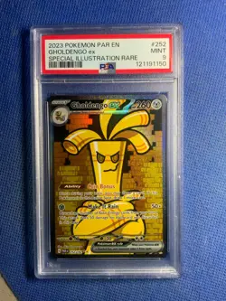 2023 POKEMON PAR EN-PARADOX RIFT SPECIAL ILLUSTRATION RARE GHOLDENGO EX PSA 9 - Image 1