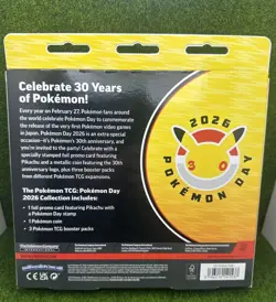 2026 Pokemon Day 30th Anniversary Collection Box New Factory Sealed - Image 2