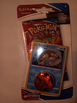 Pokemon Blister Booster Pack ARROKUDA HOLO Promo & COIN Battle Styles SEALED - Image 1