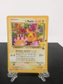 Pokemon Celebrations: Classic Collection #24/53 ______'s Pikachu (Birthday) - NM - Image 1