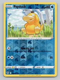 Reverse Holo Psyduck 028/189 Common SWSH10: Astral Radiance Pokemon - Image 1