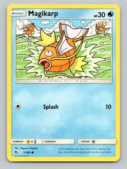 Magikarp #15/68 Common Hidden Fates Pokemon - Image 1