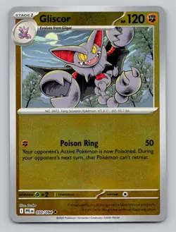 Reverse Holo Gliscor 050/094 Uncommon ME02: Phantasmal Flames Pokemon - Image 1