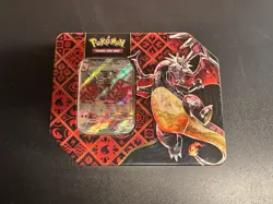 Pokemon TCG Charizard EX Paldean Fates Tin - Sealed And Minty - Image 1