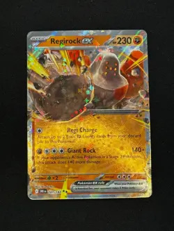Pokemon Regirock ex 101/182 Sv10: Destined Rivals Holo - Image 1