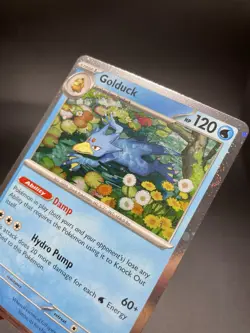 Golduck 8 Black Star PROMO Cosmos SWIRL Holo Mega Pokemon TCG NM - Image 1