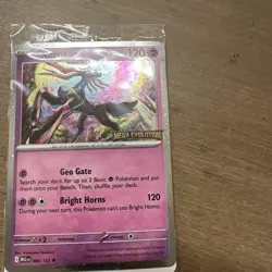 Pokemon TCG Mega Evolutions Xerneas Best Buy Exclusive Promo Stamped Sealed NM - Image 2