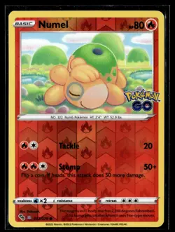 Pokemon TCG Pokemon GO #013/078 Numel (Peelable Ditto) - Image 1