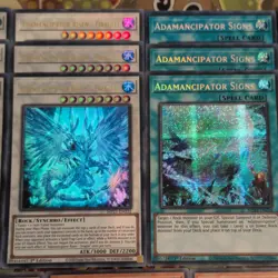 Yugioh 39cd ADAMANCIPATOR Deck Core Secret/Ultra/Rare/Cmn Inc. Signs MP21-EN225 - Image 4