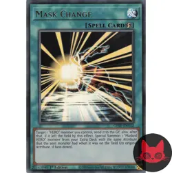 Yugioh Mask Change GFTP-EN112 Ultra Rare 1st Edition NM - Image 1