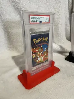 PSA Graded Sealed Pack Slab Stand Holder Pokemon Yugioh Magic tcg base B2G1 - Image 3