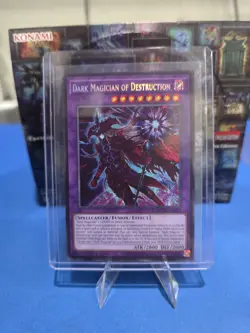 Yugioh Dark Magician of Destruction MZMU-EN011 Secret Rare 1st Edition NM - Image 4