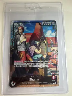 Shanks (2025 PSA Magazine Promo) OP09-001 One Piece Promotion Cards Foil - Image 1