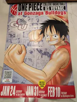 Bandai One Piece CCG Promo Holo Monkey.D.Luffy US Voyage P-055 Card - Image 2