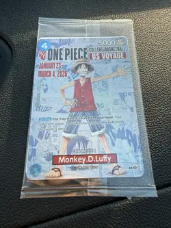 *SEALED* One Piece TCG Luffy P-055 College Basketball US Voyage Promo Card - Image 2
