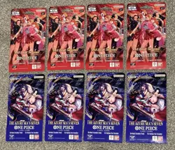 One Piece Heroines Edition & Azure Sea’s Seven Lot of 8 Sleeved Booster Packs - Image 1