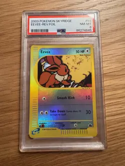 Pokemon Eevee Reverse Holo Card 54/78 NM Skyridge - Image 1