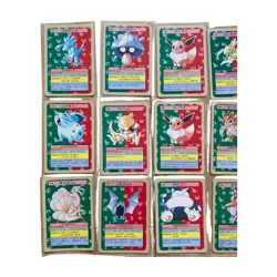 Vintage 1995 Pokemon Topsun Card Lot 28 pcs Blue Back Japanese Eevee Snorlax - Image 2