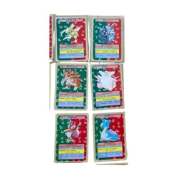 Vintage 1995 Pokemon Topsun Card Lot 28 pcs Blue Back Japanese Eevee Snorlax - Image 3