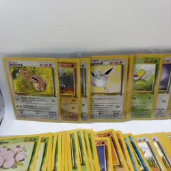Lot of 55 Vintage WoTC 1999-2000 Pokemon Cards Base Set Jungle some duplicates - Image 3