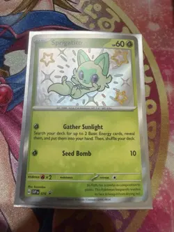 Pokemon TCG Scarlet & Violet Promo Holo Sprigatito Card 76/111 - Image 1