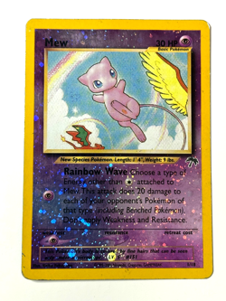 Mew - 1/18 Southern Islands Reverse Holo SWIRL Pokemon - HP Card - Image 1