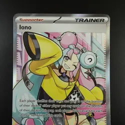 Iono 254/193 Pokemon Paldea Evolved Holo Full Art Card - Image 2