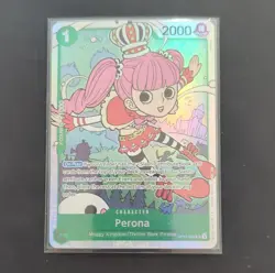 Bandai One Piece Perona OP12-034 Special Holo Character Card 2000 Power - Image 1