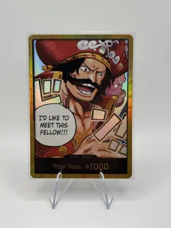 DON!! Card (Gol.D.Roger) (Gold) Carrying On His Will Foil - Image 1