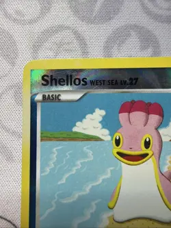 Shellos Pokemon TCG Rising Rivals Reverse Holofoil Foil Common Card 80/111 LP - Image 2