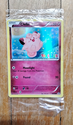 Pokemon Clefairy TOYS R US Promo Card 2016 STILL WRAPPED in Original Plastic - Image 1