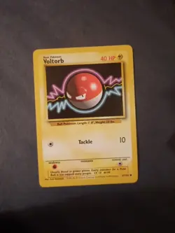 Pokemon Card Voltorb - 67/102 - Common - Unlimited Edition, English Base Set - Image 4