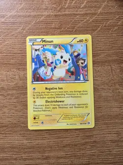 Minun 48/113 Legendary Treasures Pokemon Card - Image 1