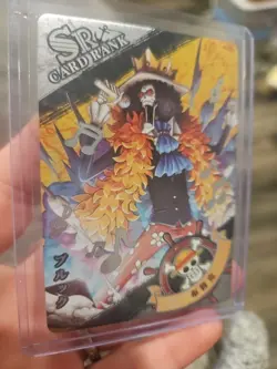 One Piece Holo Foil OPO1-SR09 Collector Trading Card Brook Soul King - Image 2