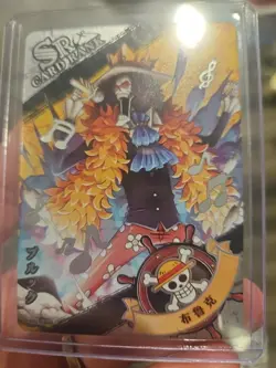 One Piece Holo Foil OPO1-SR09 Collector Trading Card Brook Soul King - Image 3