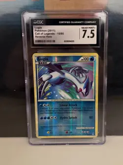 CGC 7.5 Lugia 2011 Call of Legends 15/95 Holo Pokemon Card - Image 1