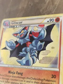 Gliscor 4/90 Holo HGSS Undaunted Rare Pokemon Card NM - Image 2