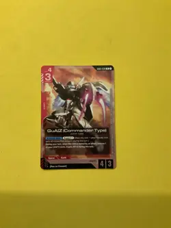 GuAIZ (Commander Type) Gundam Card Game . Steel Requiem Rare GD03-038 - Image 1